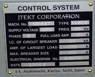 ���۶����S�﹤�C(j��)FH80S�p��λ�P��