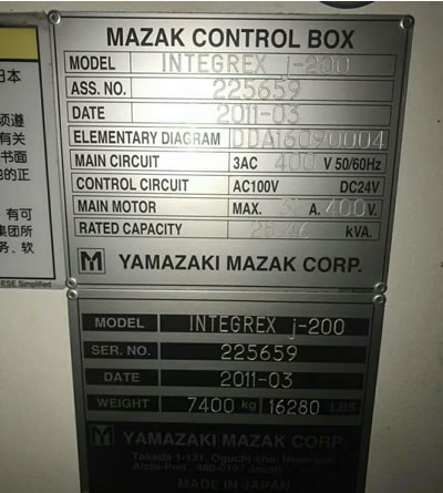 ���ּӹ����� �ձ�ɽ���R���� INTEGREX J-200�������S��(f��)�ϼӹ�����